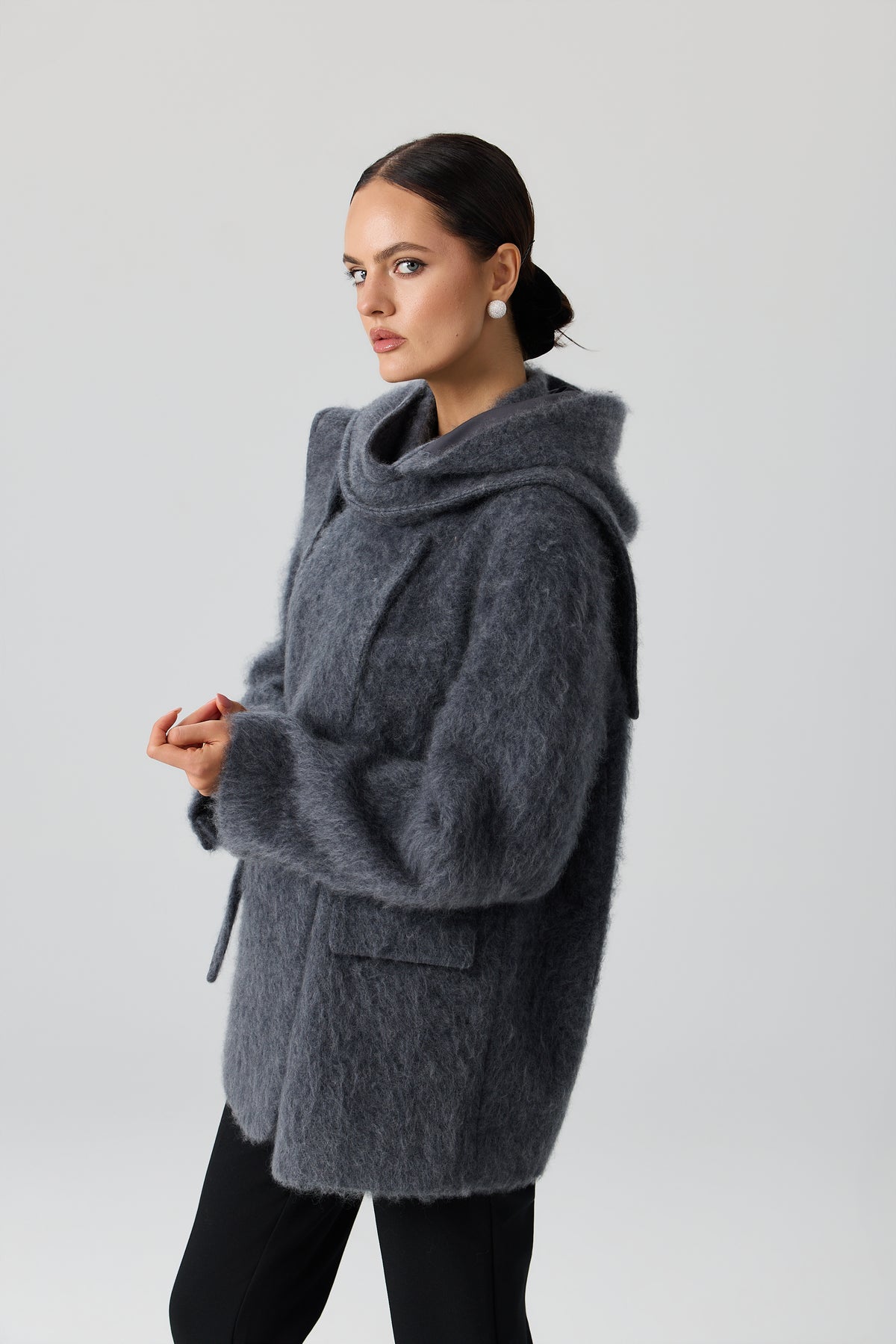 PŁASZCZ WOOL SCARF LUXE
