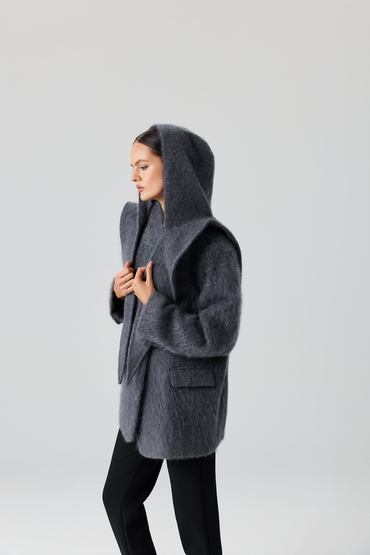 PŁASZCZ WOOL SCARF LUXE