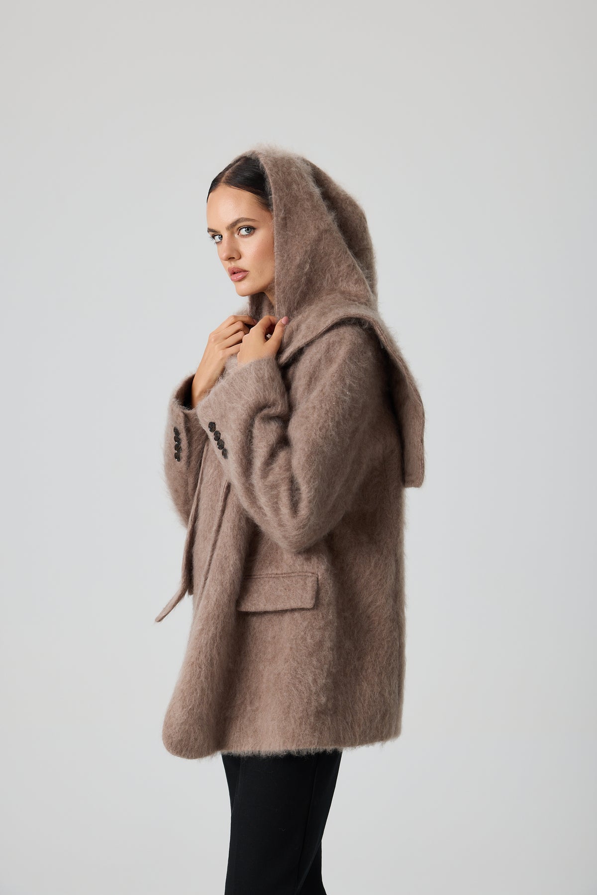 PŁASZCZ WOOL SCARF LUXE