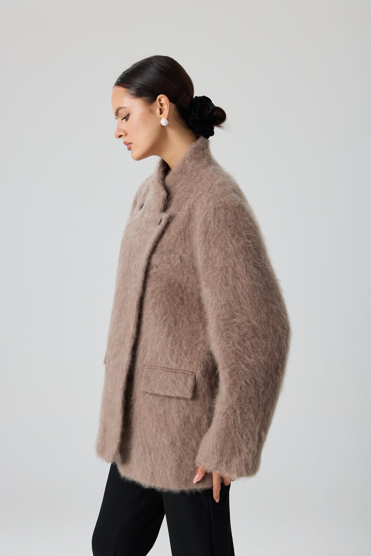 PŁASZCZ WOOL SCARF LUXE