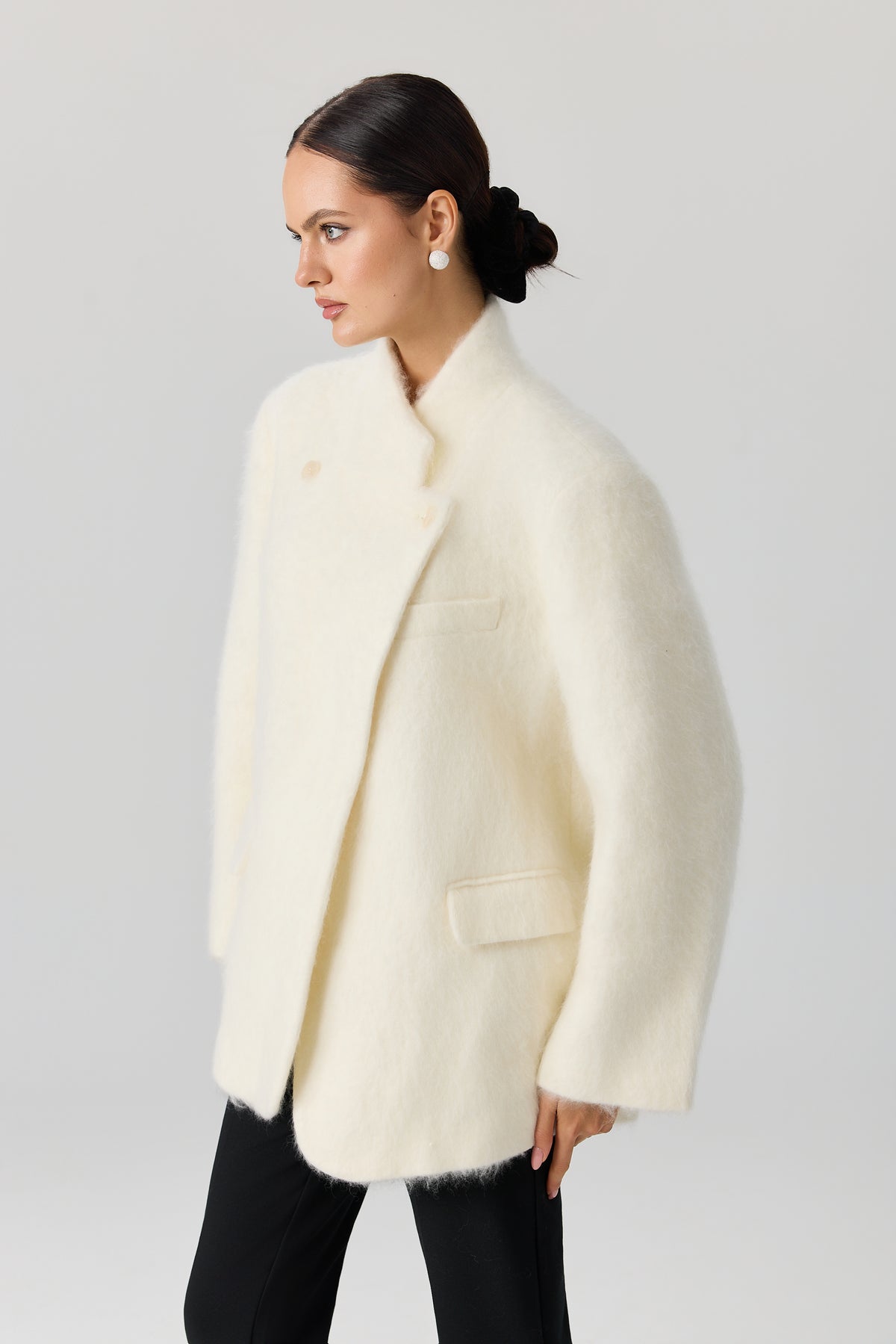 PŁASZCZ WOOL SCARF LUXE