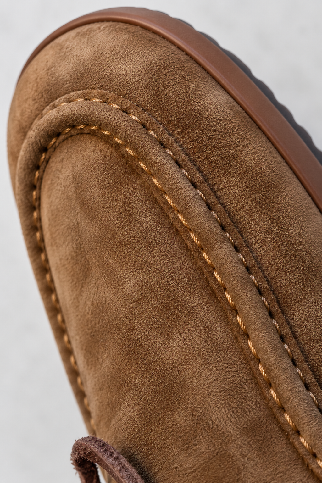 MOKASYNY WOOL MARRONE