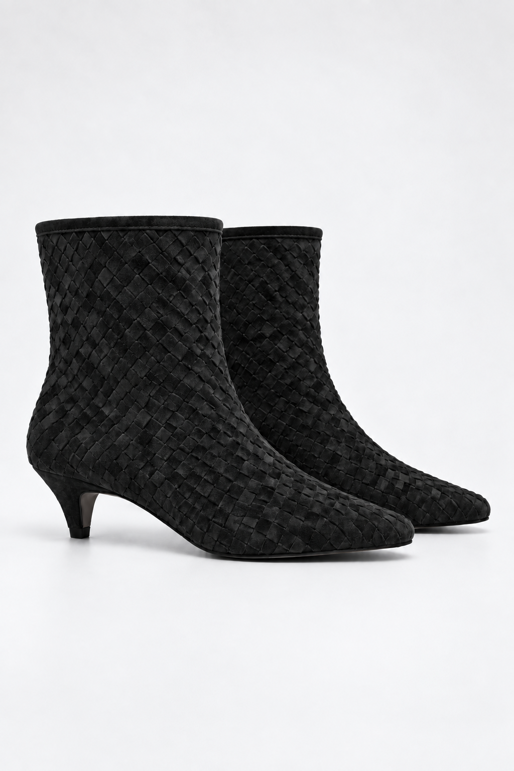 BOTKI SUEDE INTRECCIO