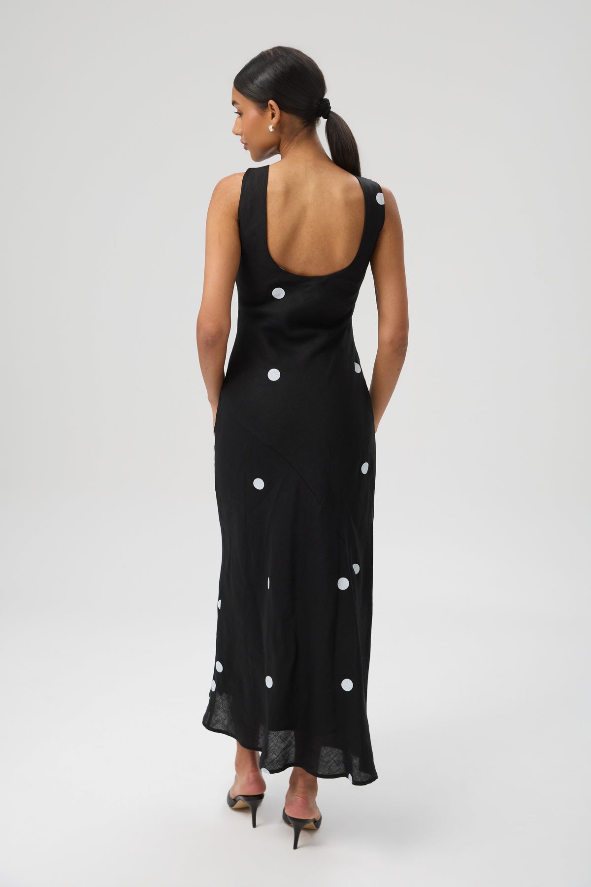SUKIENKA DOTTED LINEN