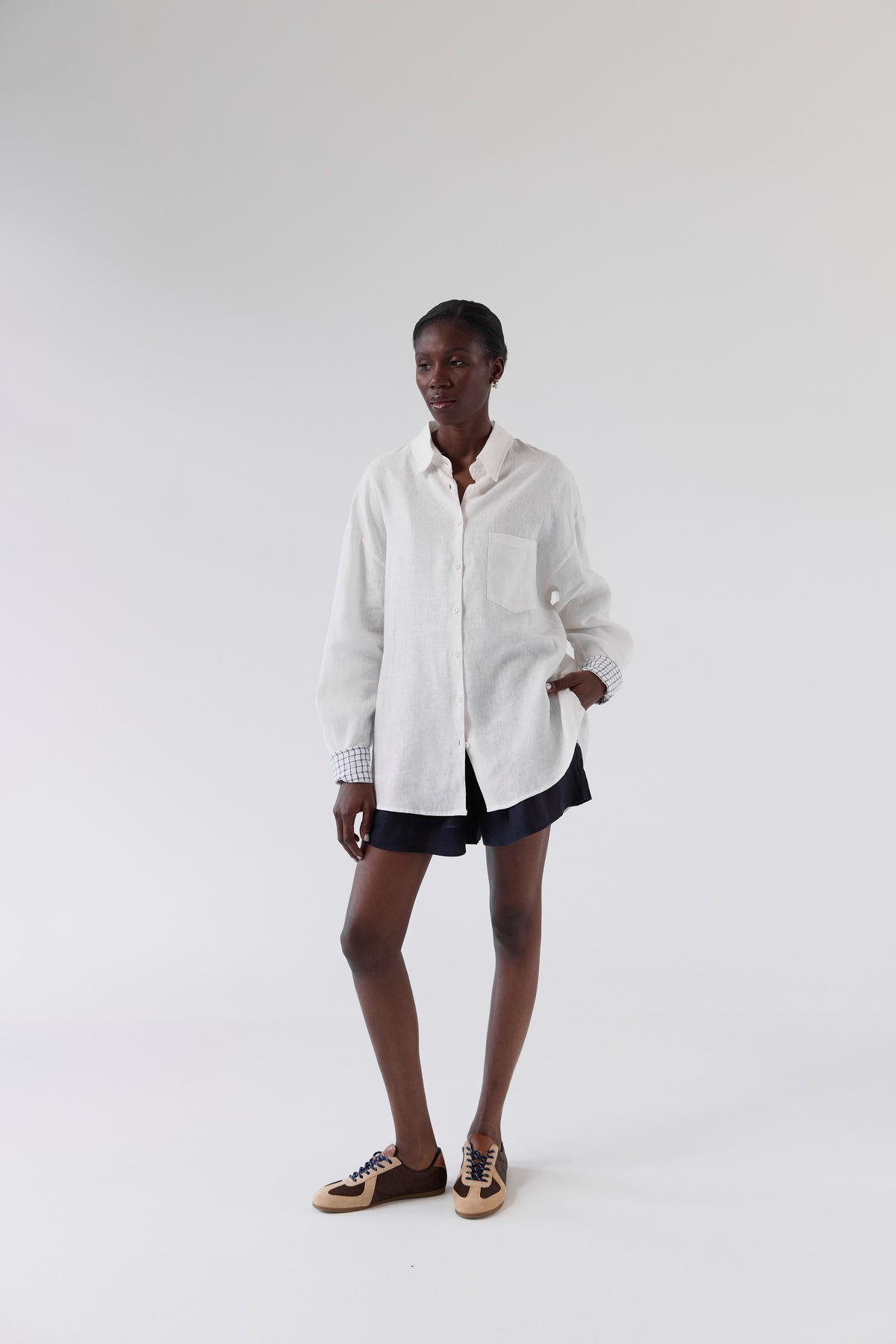 KOSZULA CLASSIC DETAIL WHITE