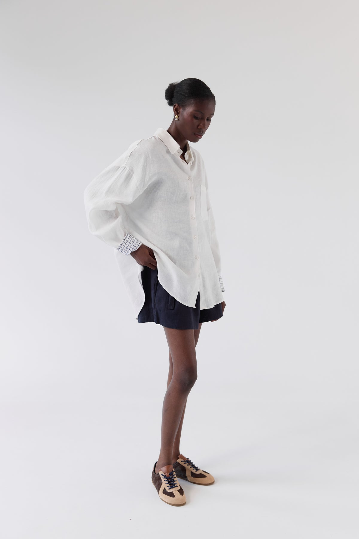 KOSZULA CLASSIC DETAIL WHITE