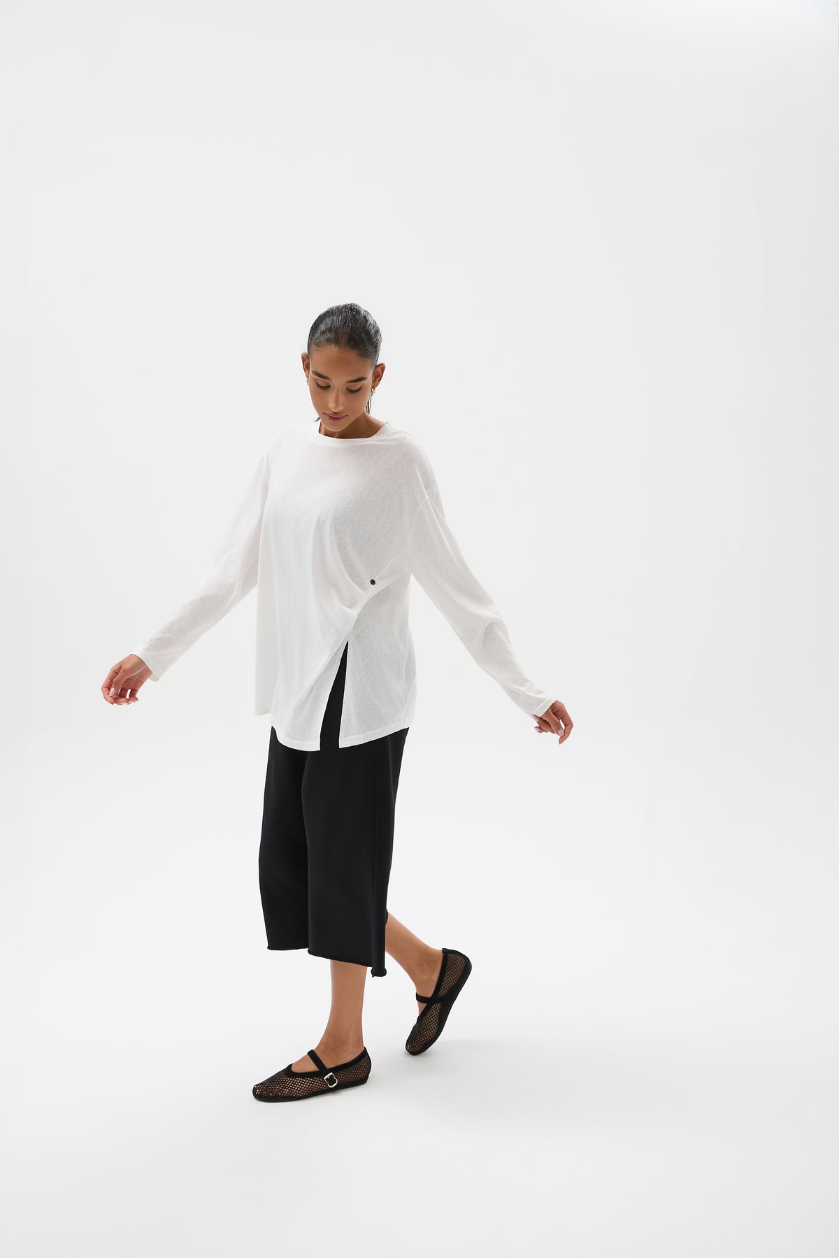 BLUZKA SIDE DRAPE