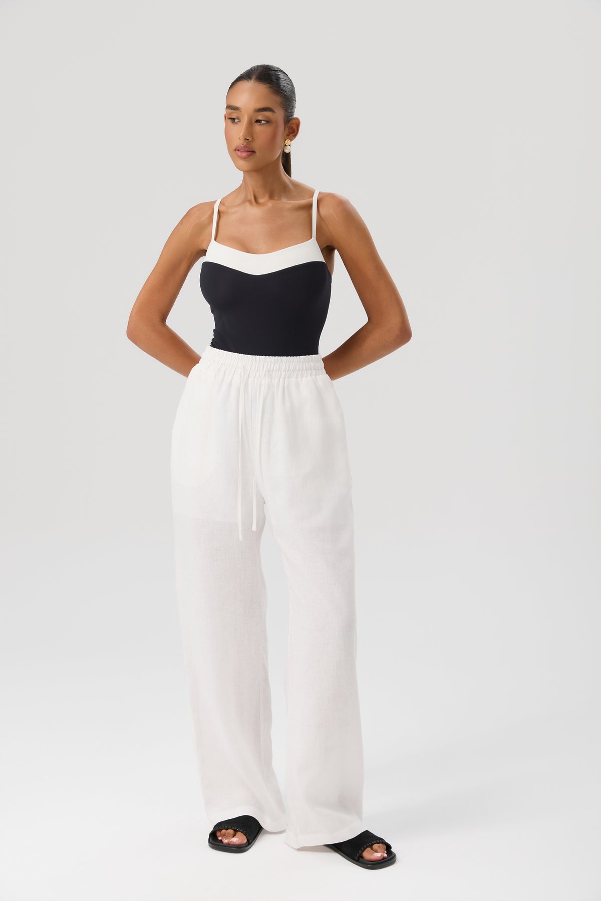 SPODNIE LINEN FLOW