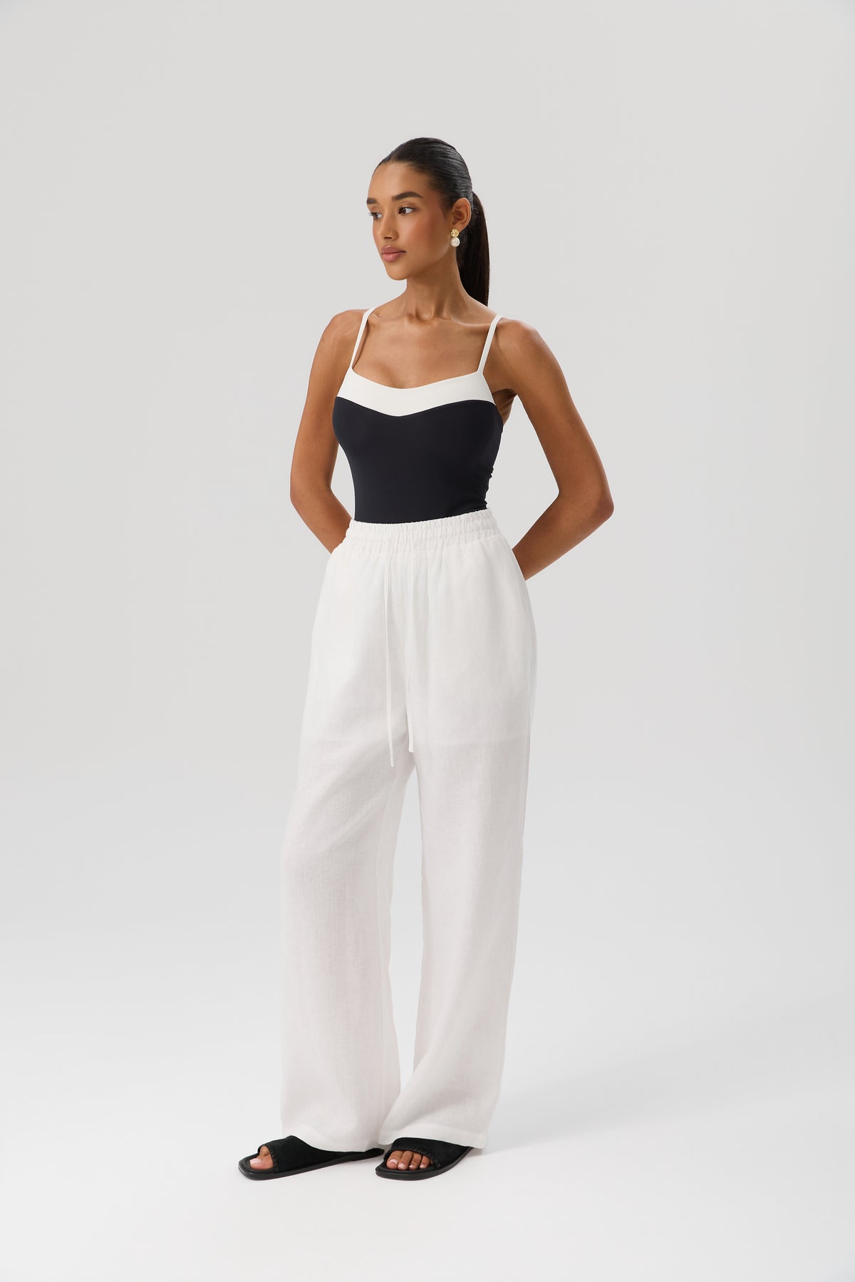 SPODNIE LINEN FLOW