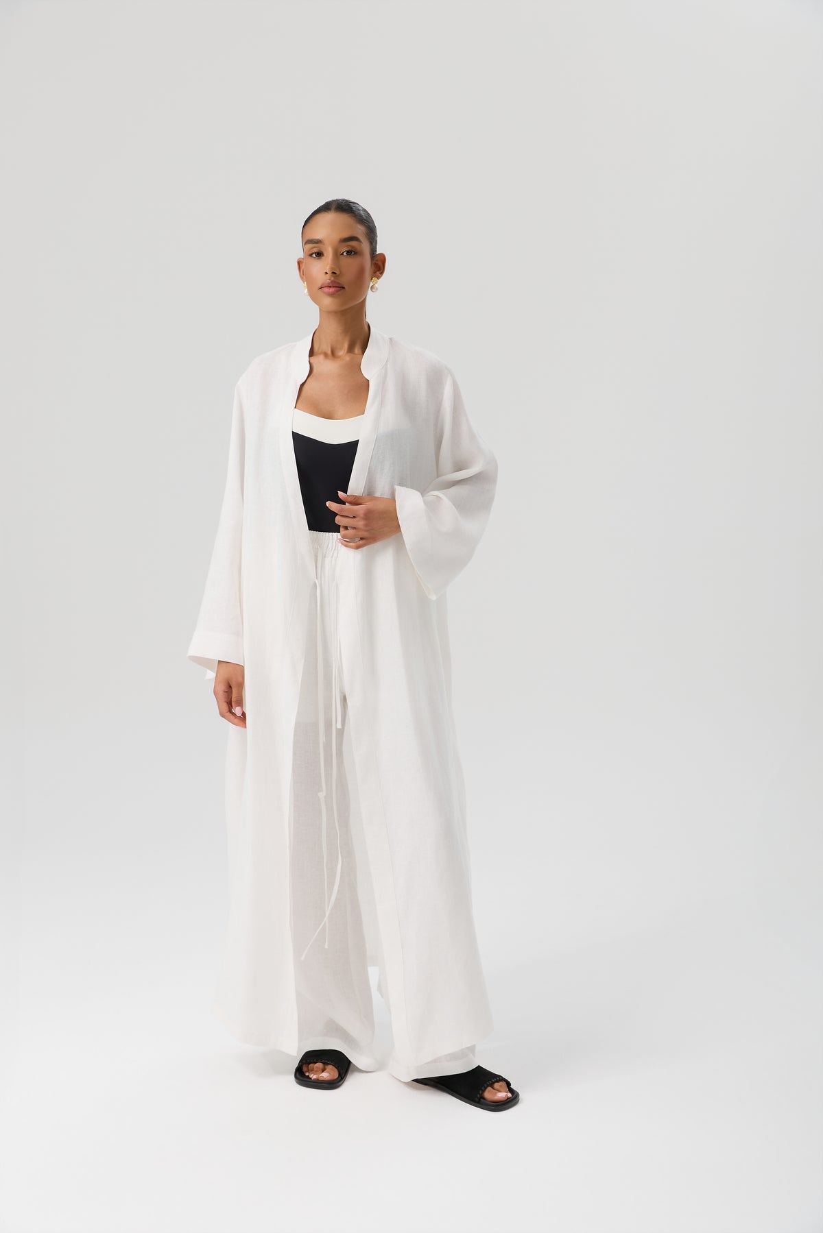 SPODNIE LINEN FLOW
