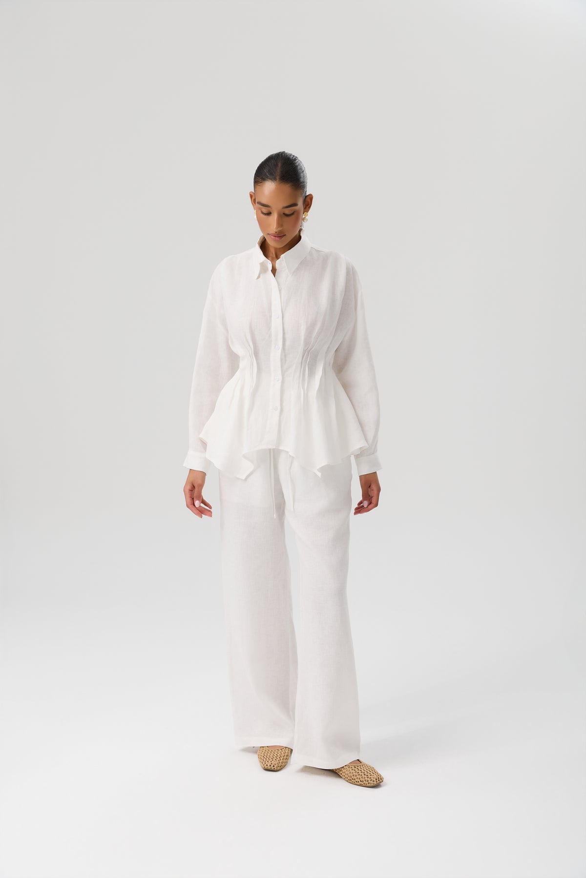 SPODNIE LINEN FLOW