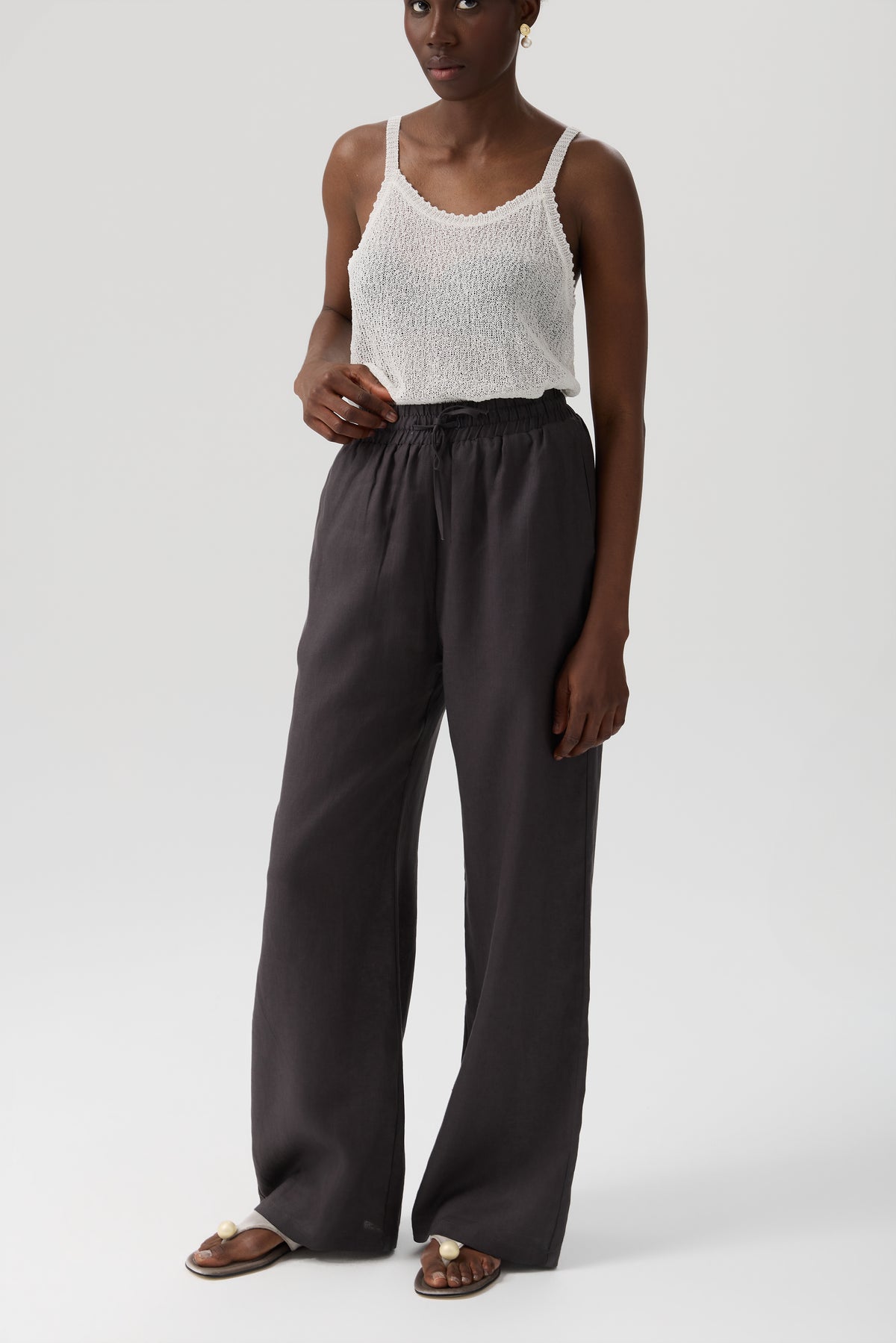 SPODNIE LINEN FLOW