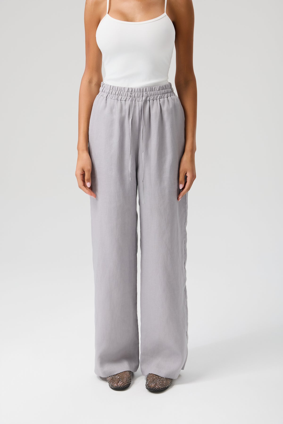 SPODNIE LINEN FLOW