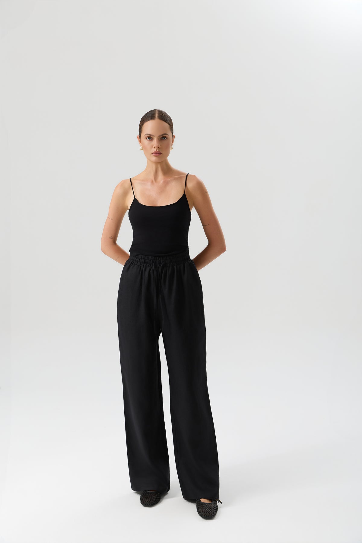 SPODNIE LINEN FLOW