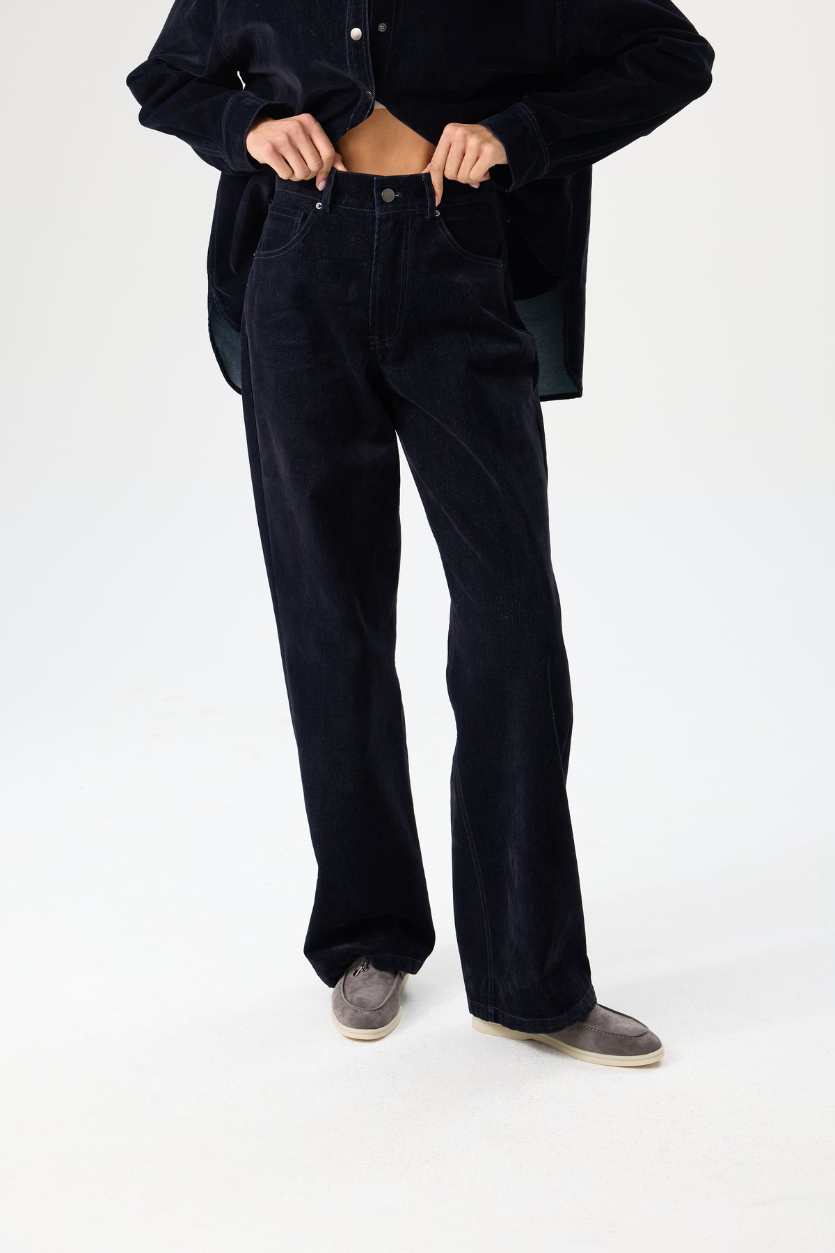 SPODNIE VELLUTO DENIM