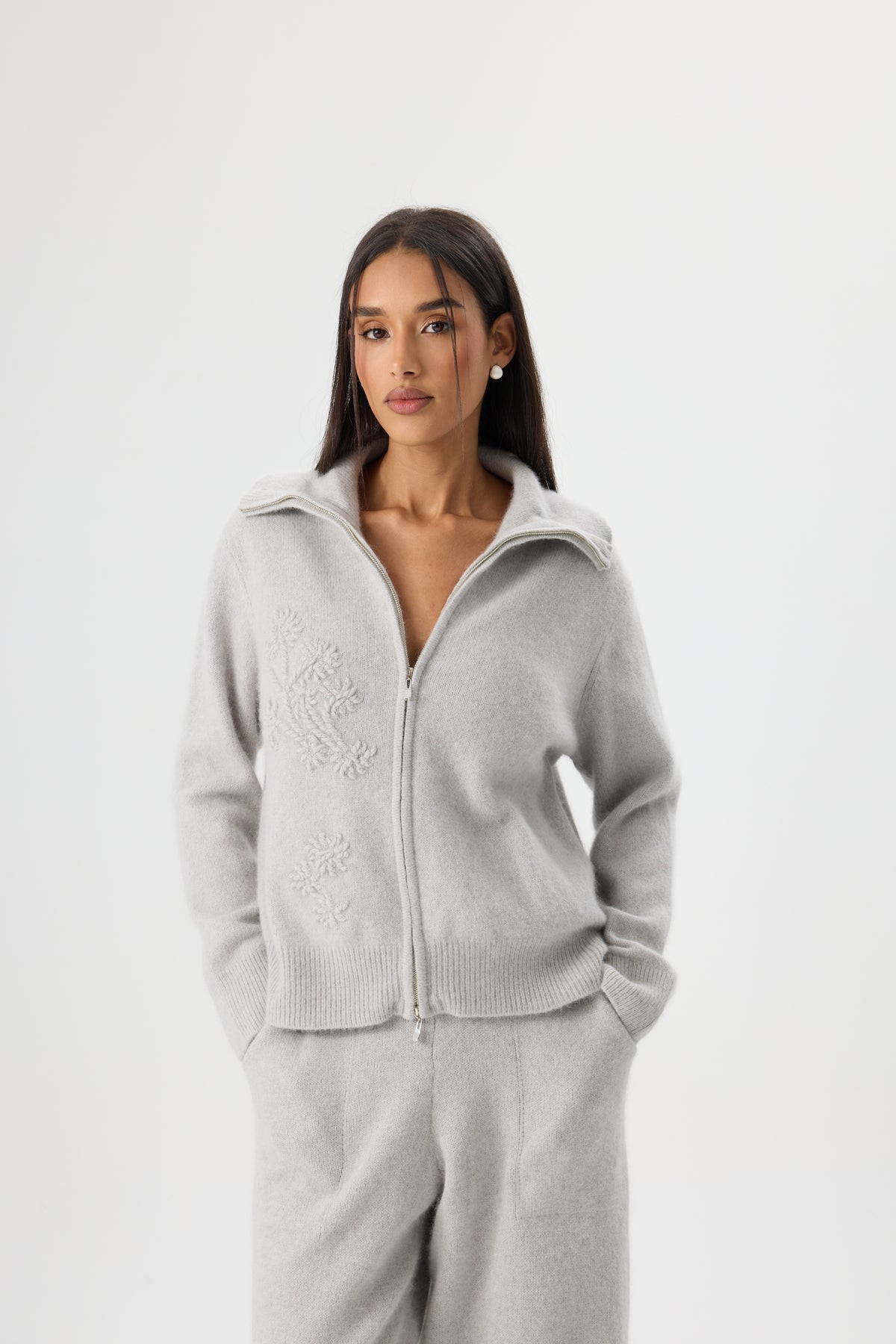 SWETER FIORE DI LANA
