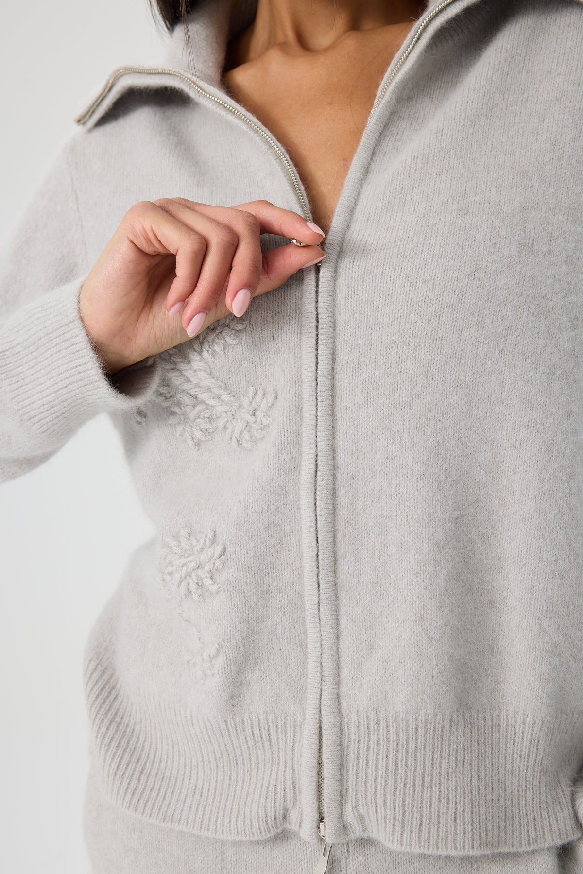 SWETER FIORE DI LANA