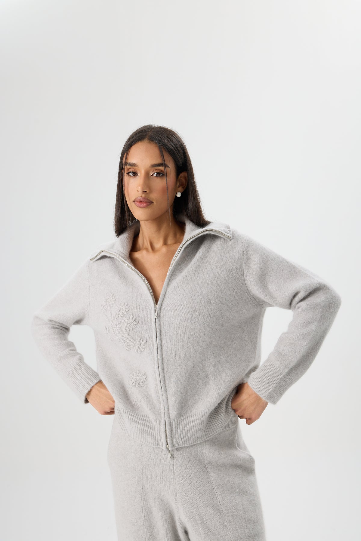 SWETER FIORE DI LANA