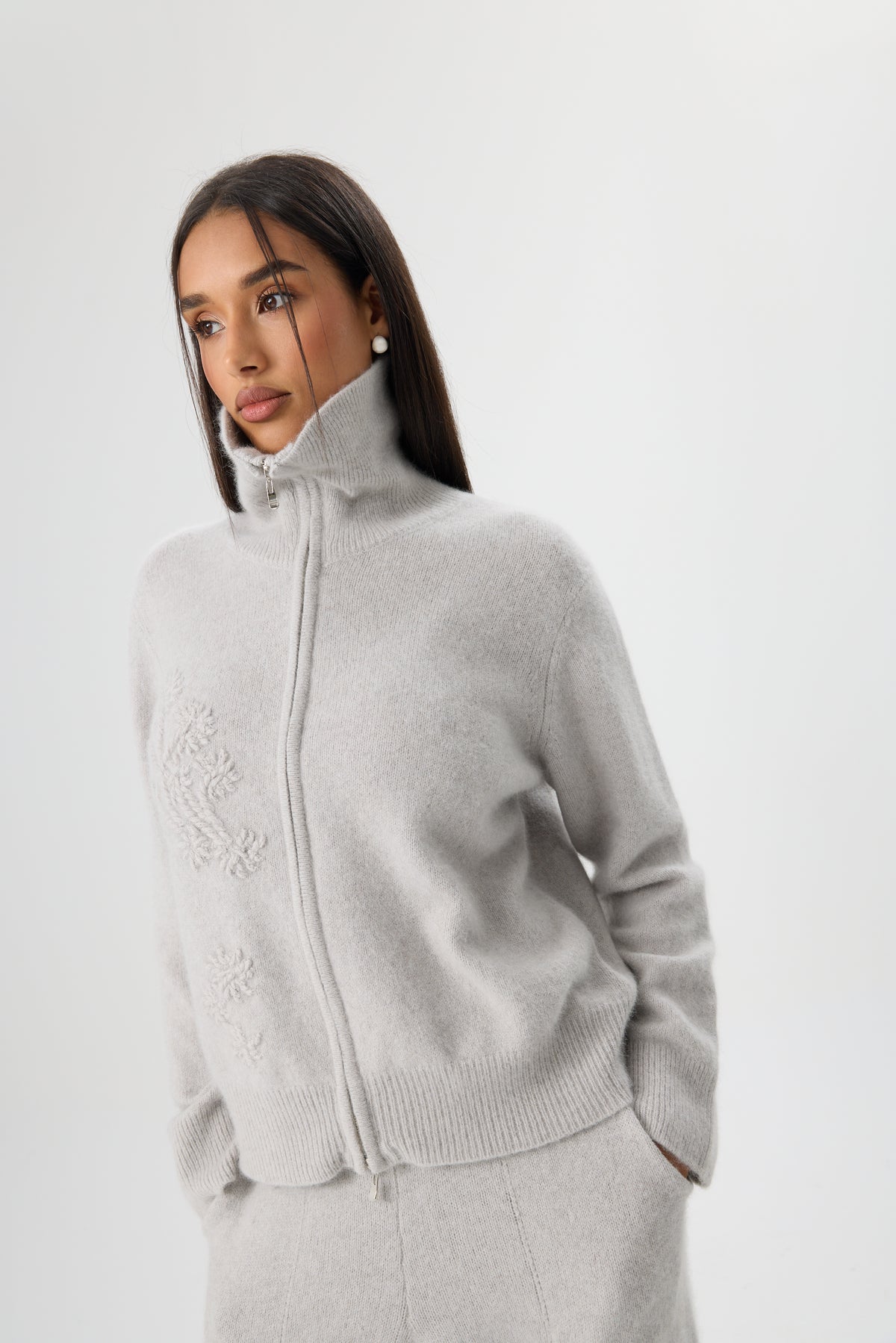 SWETER FIORE DI LANA