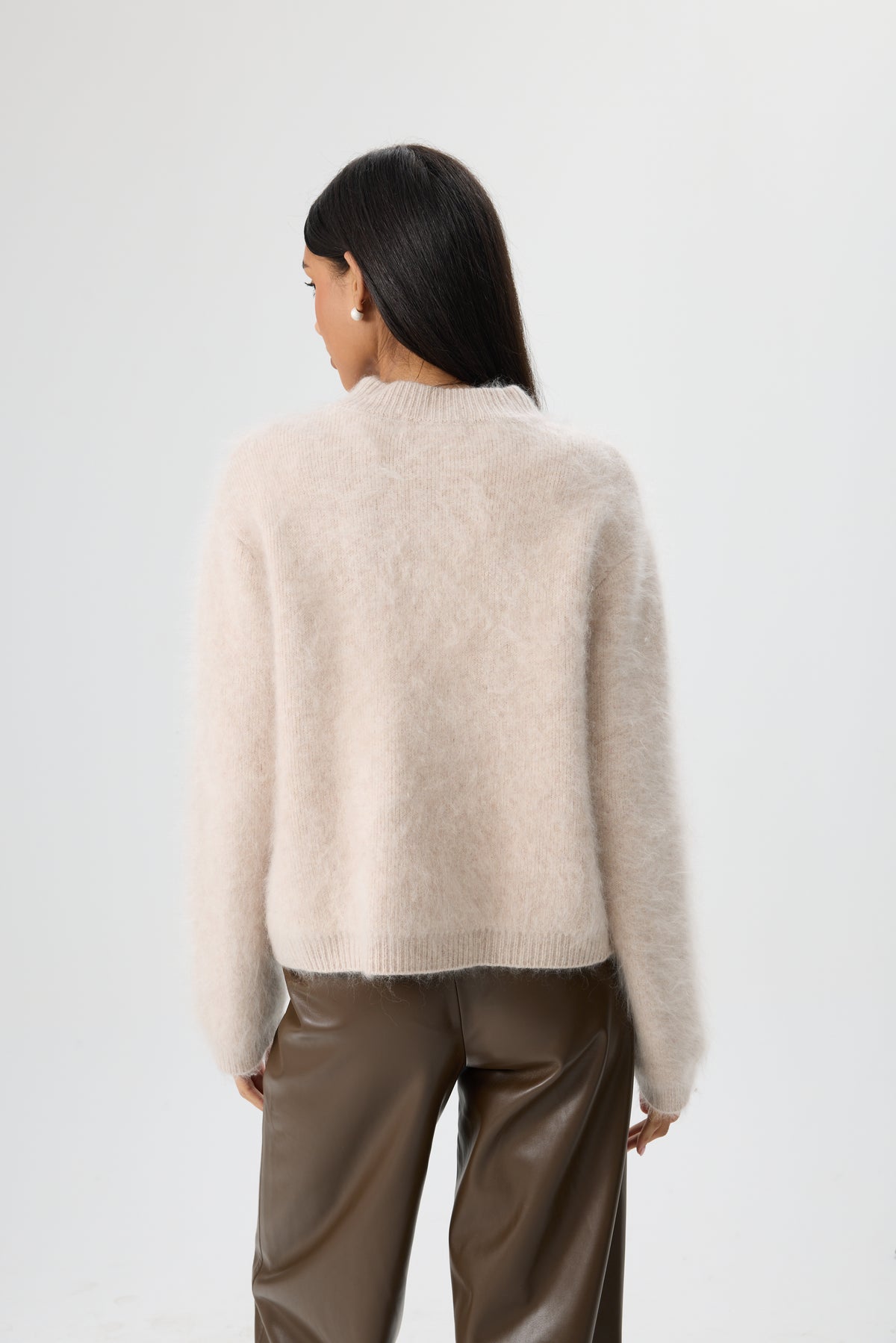 SWETER WOOL CLOUD ZIP
