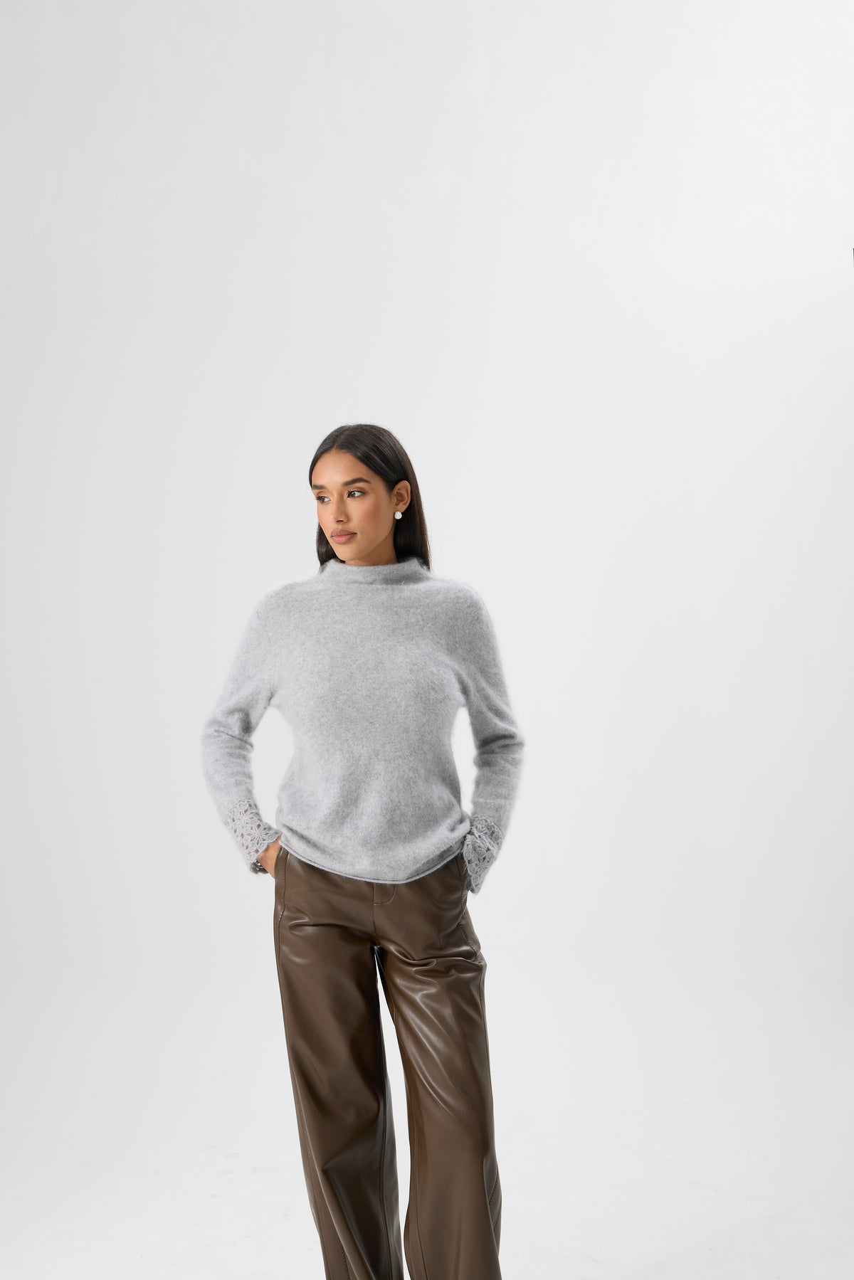 SWETER SOIE LACE