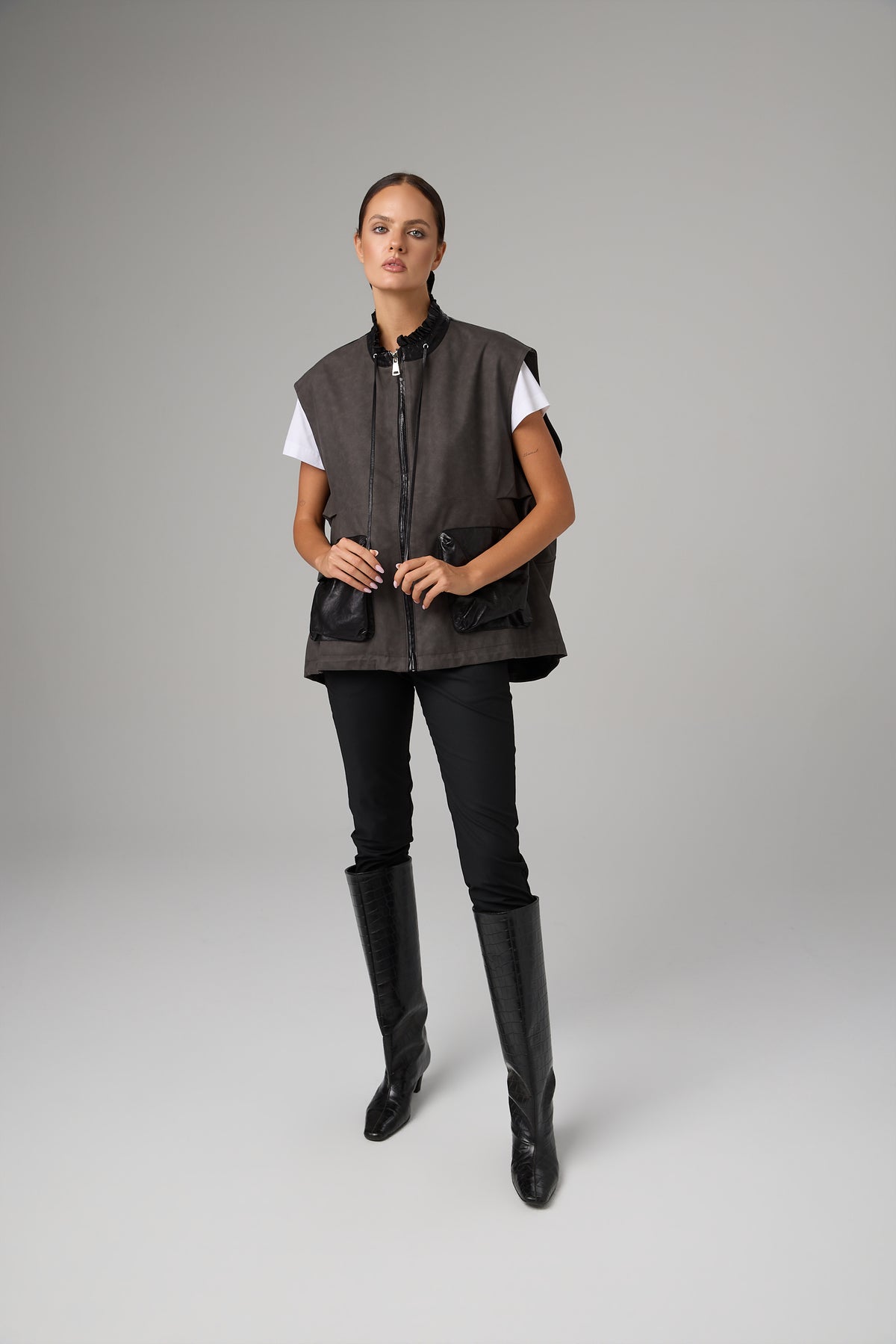 KAMIZELKA VITTORIA LEATHER