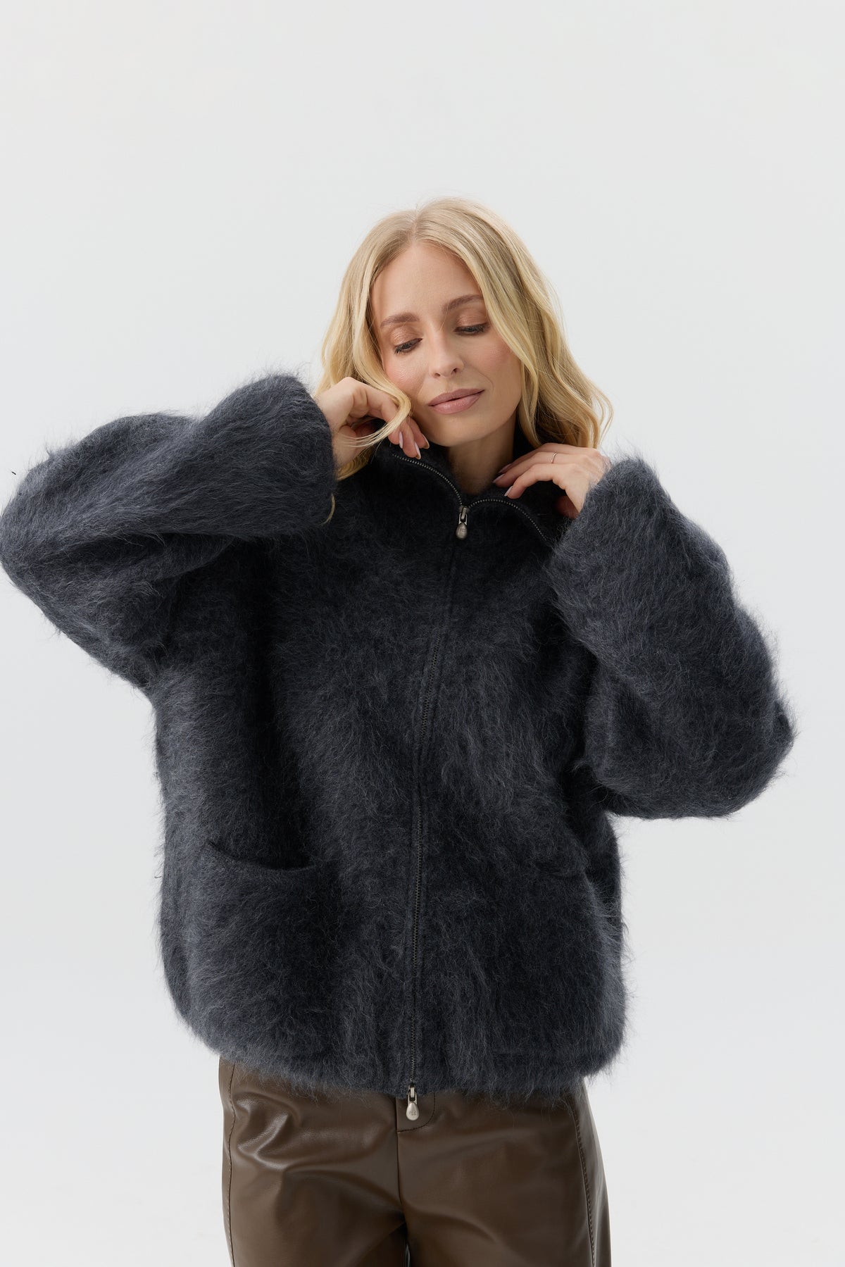 SWETER ZIP MORBIDO