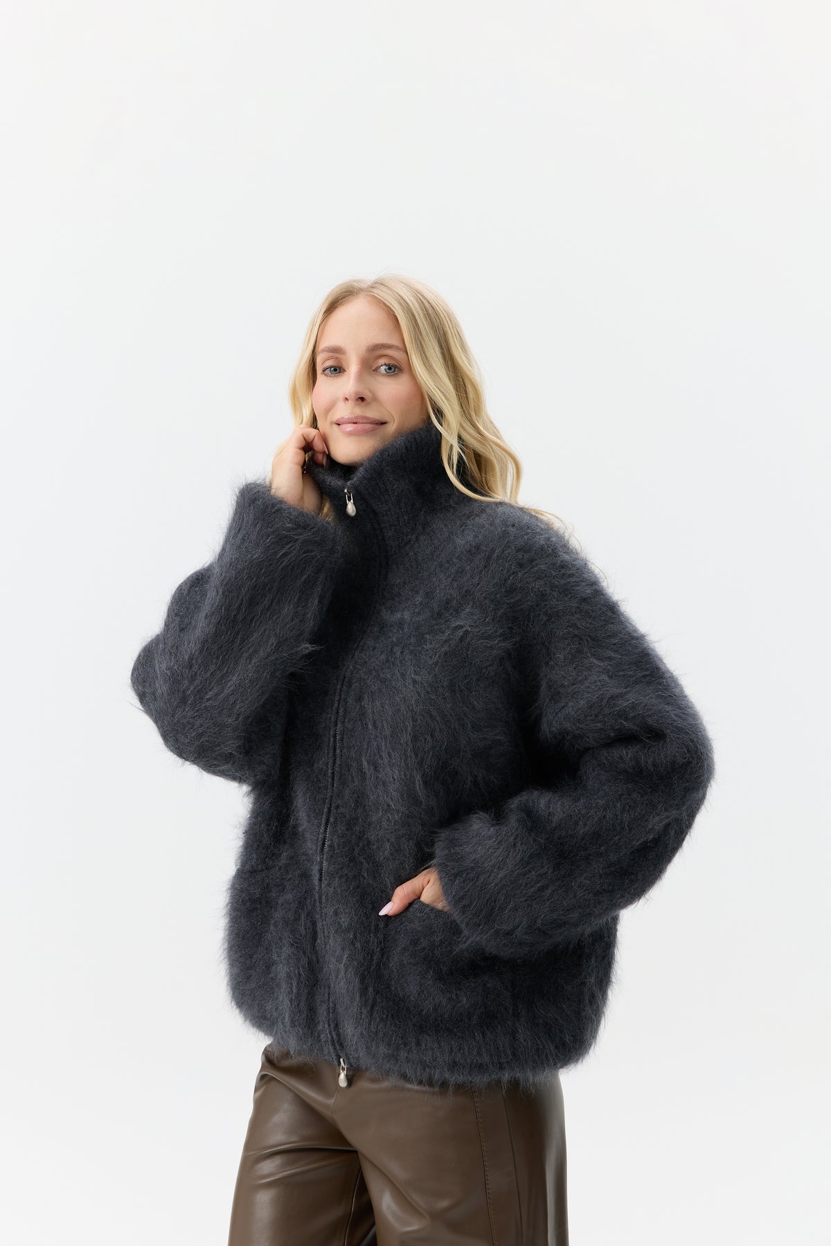 SWETER ZIP MORBIDO