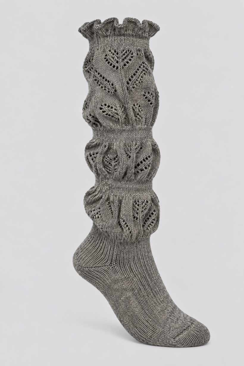 SKARPETKI LACE KNIT