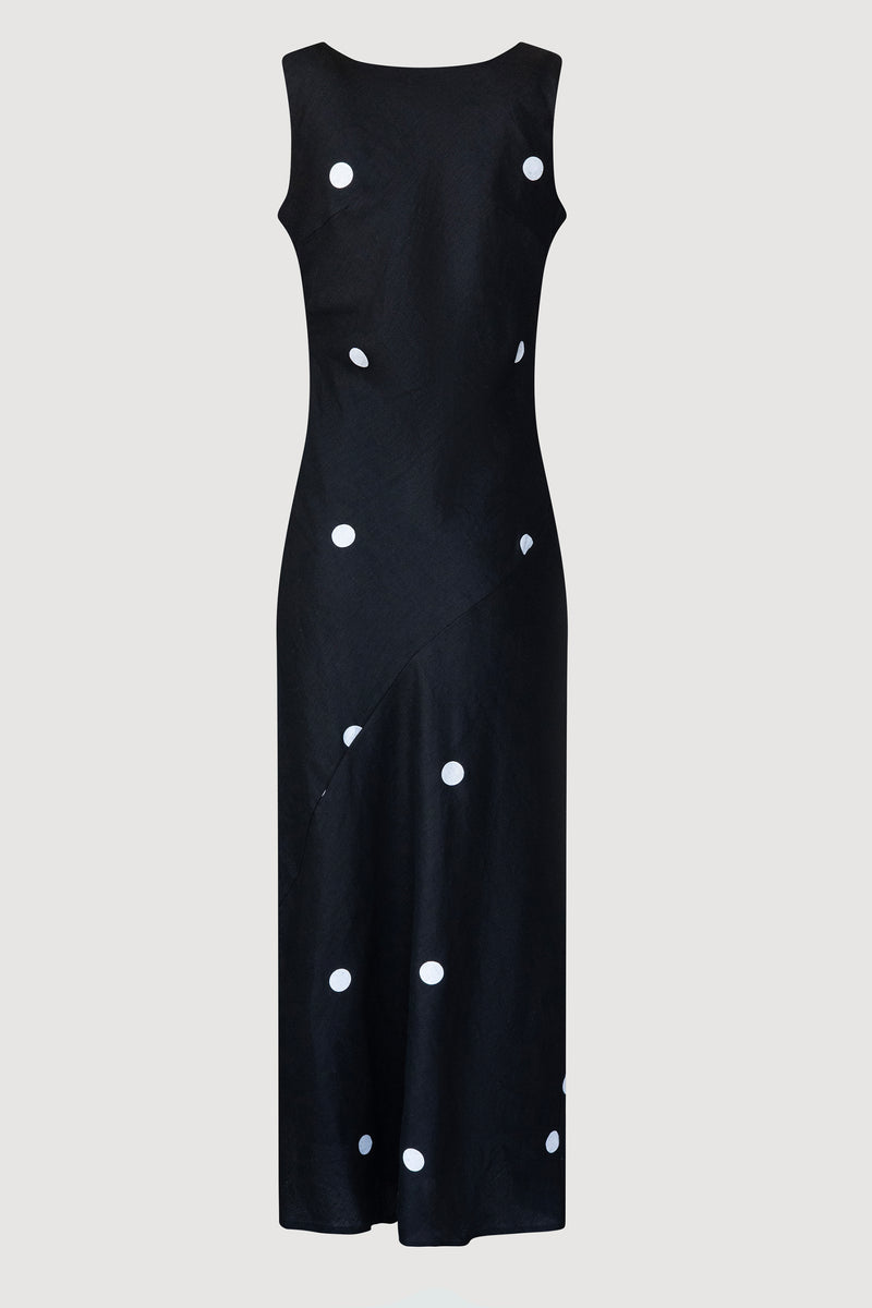 SUKIENKA DOTTED LINEN