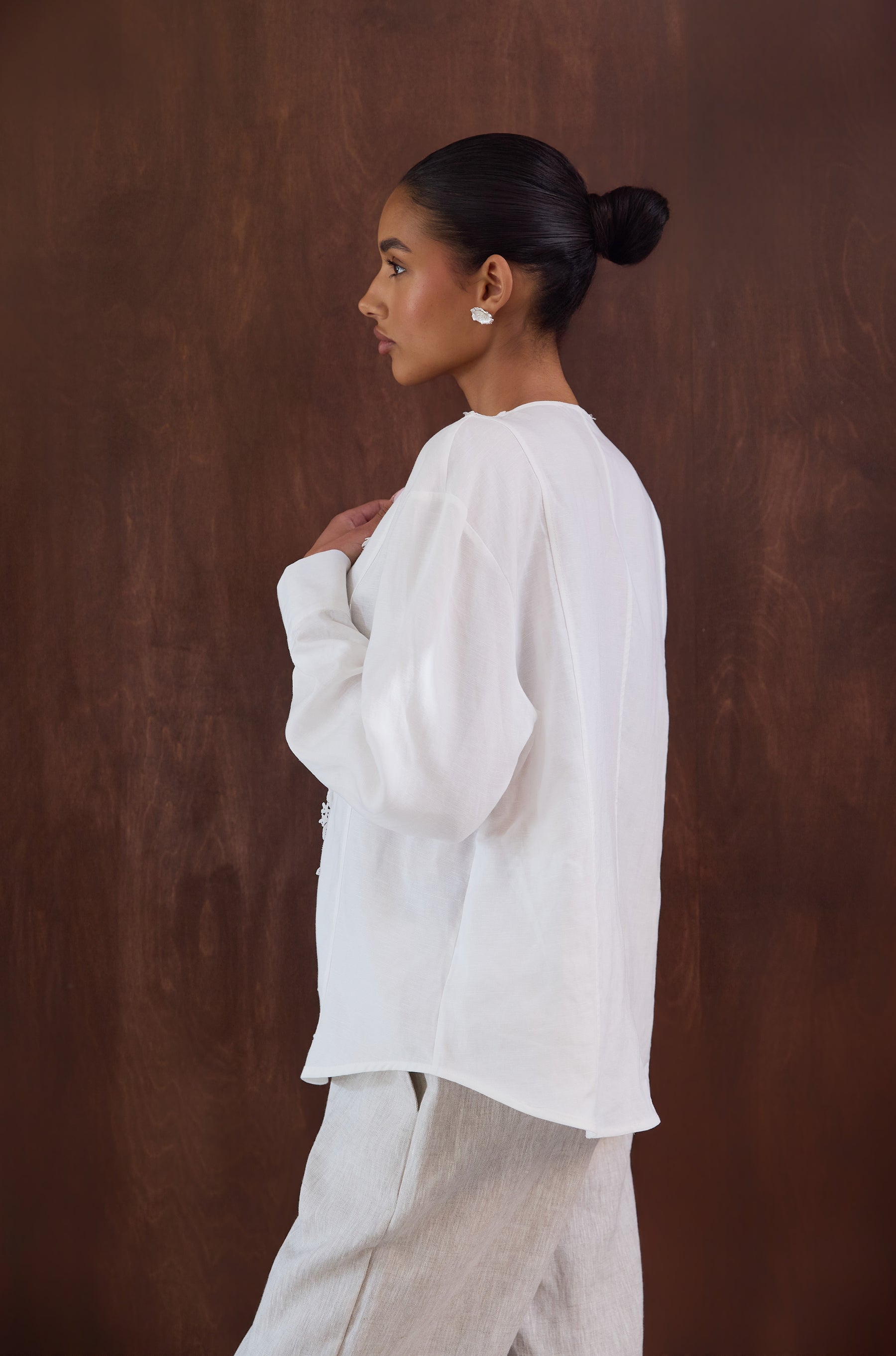 KOSZULA MAISON FLEUR WHITE