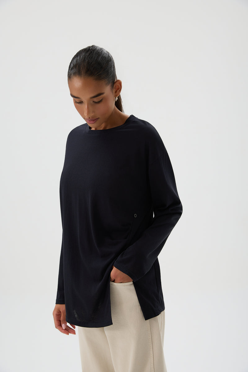 BLUZKA SIDE DRAPE
