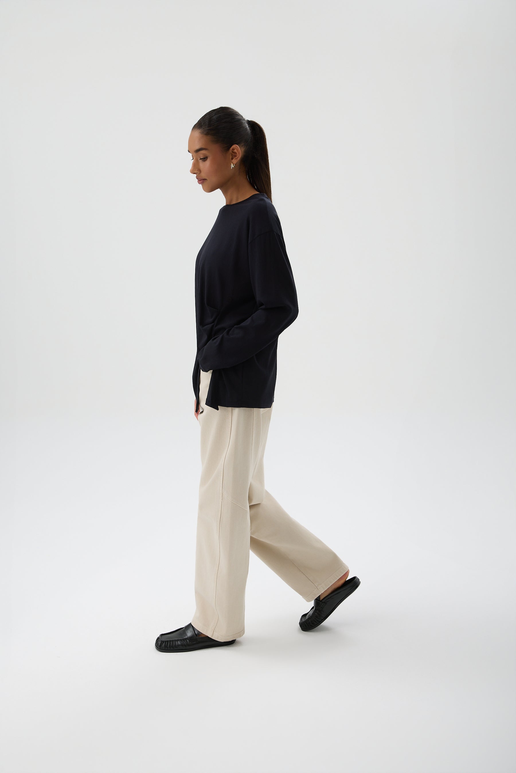 BLUZKA SIDE DRAPE