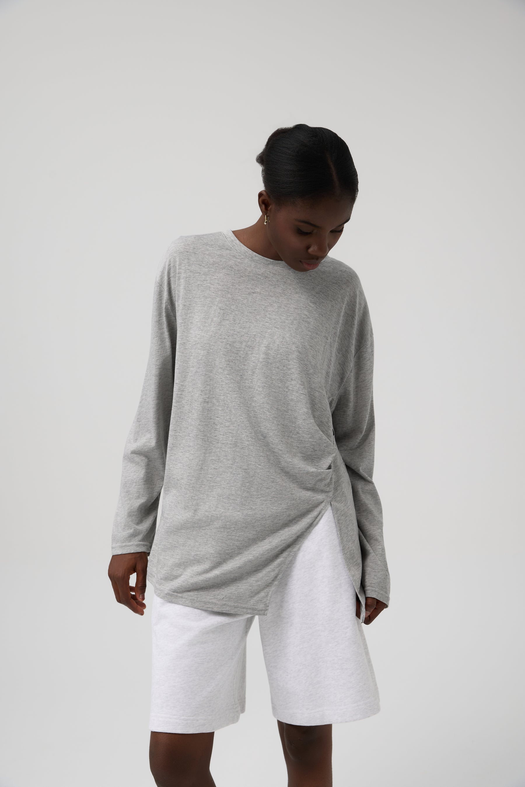 BLUZKA SIDE DRAPE