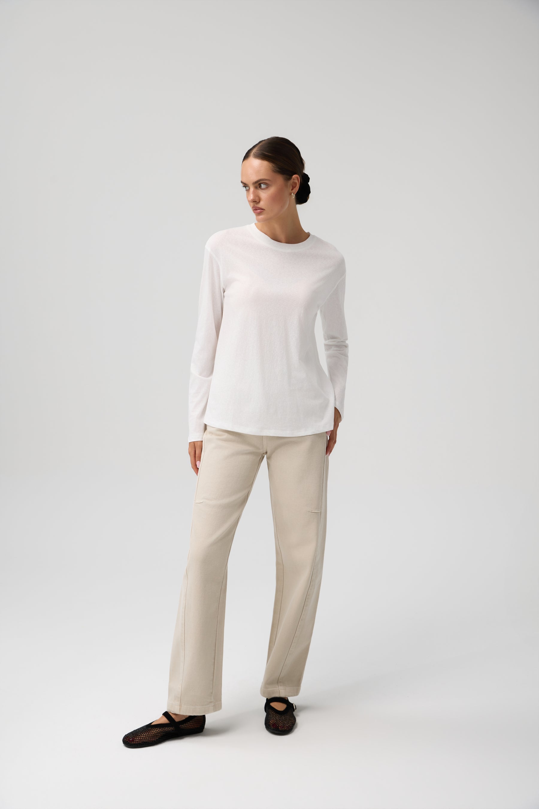 BLUZKA SOFT WHITE BASIC