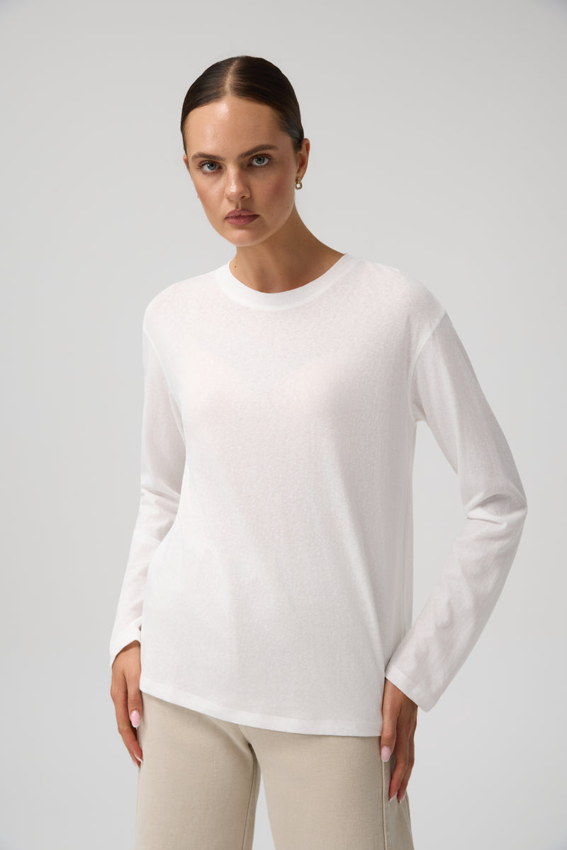 BLUZKA SOFT WHITE BASIC
