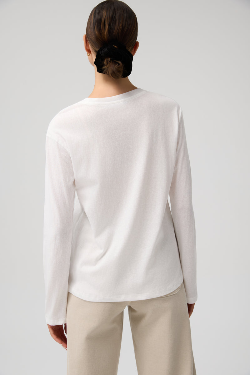 BLUZKA SOFT WHITE BASIC