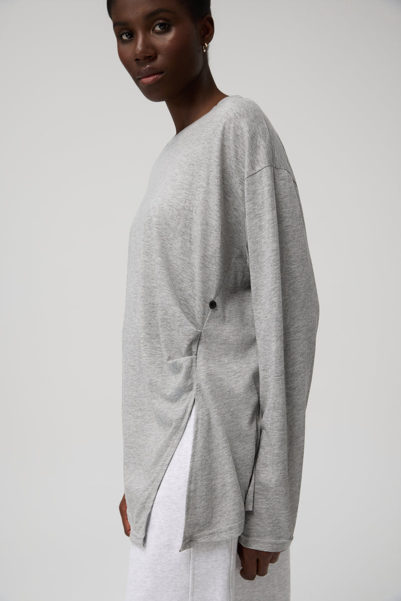 BLUZKA SIDE DRAPE