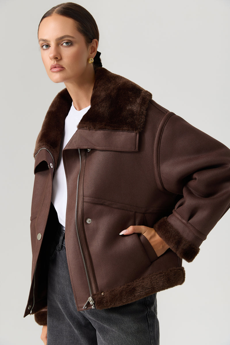 KURTKA AVIANA BROWN