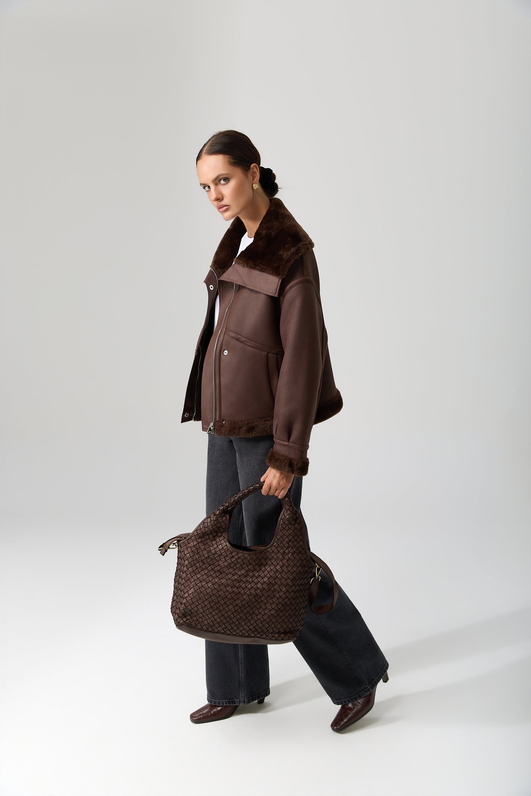 KURTKA AVIANA BROWN