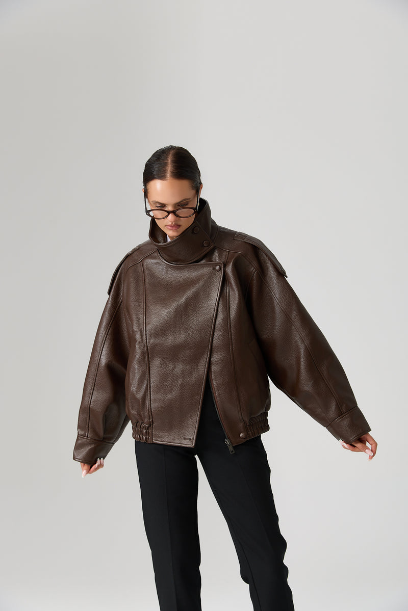 KURTKA VARENNA BROWN