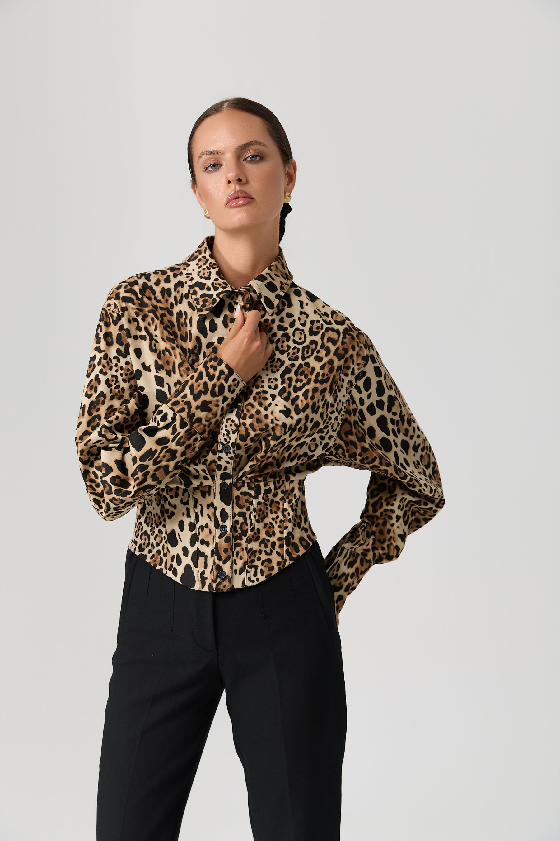 KOSZULA LÉONIE LEOPARD