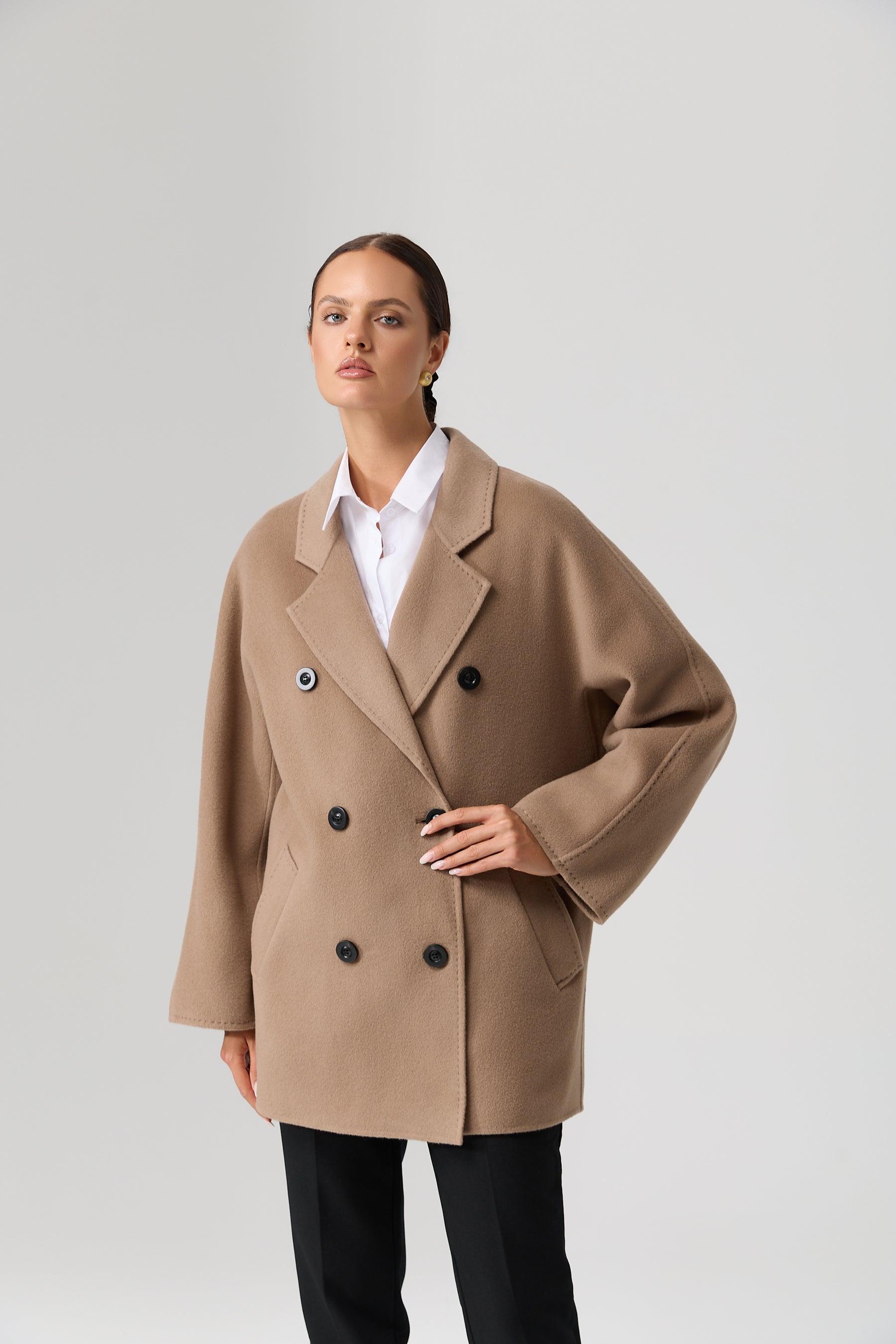 PŁASZCZ KRÓTKI PREMIUM WOOLMERE