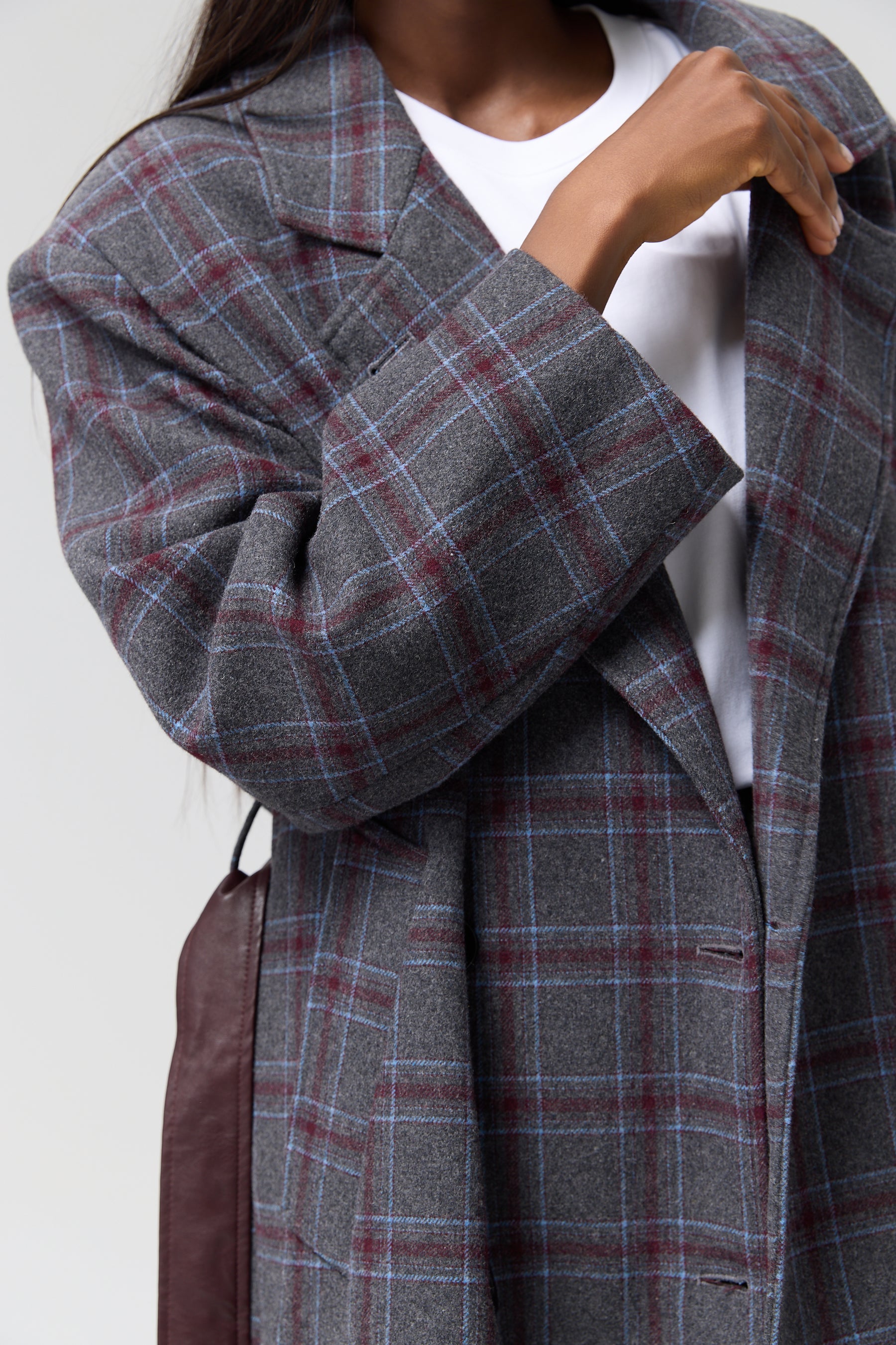 PŁASZCZ ASCOT BORDEAUX