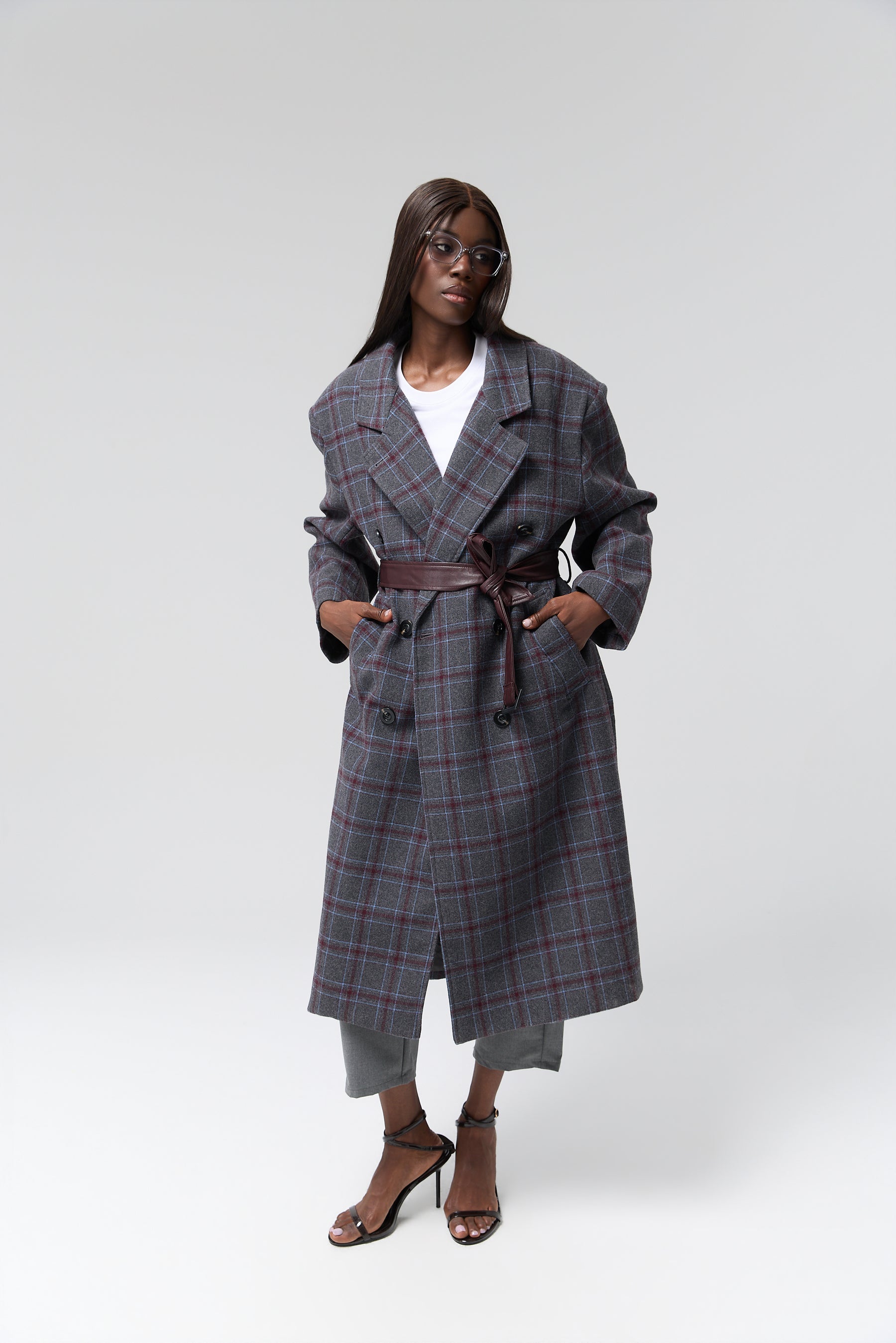 PŁASZCZ ASCOT BORDEAUX