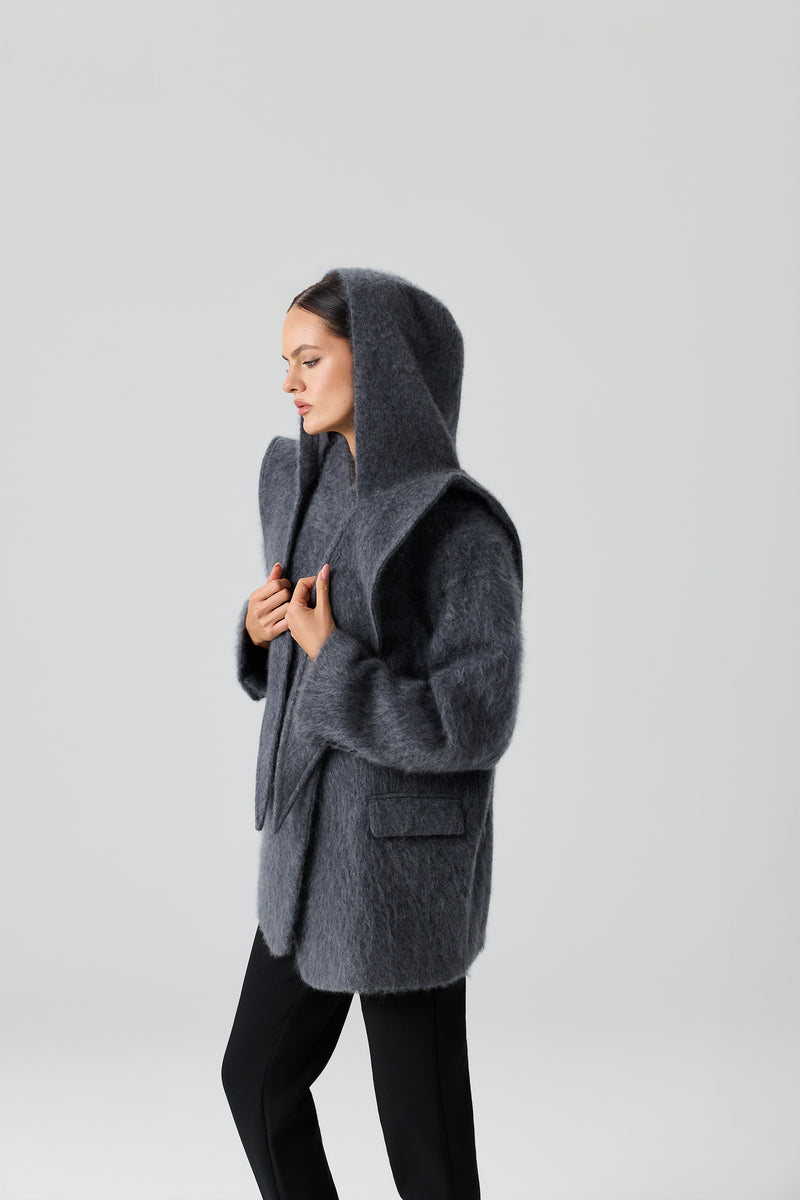 PŁASZCZ WOOL SCARF LUXE