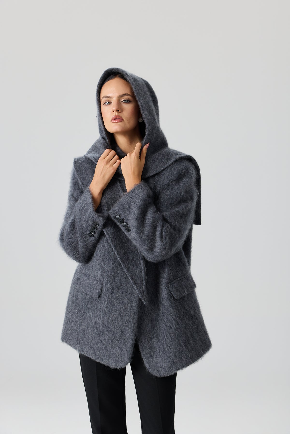 PŁASZCZ WOOL SCARF LUXE