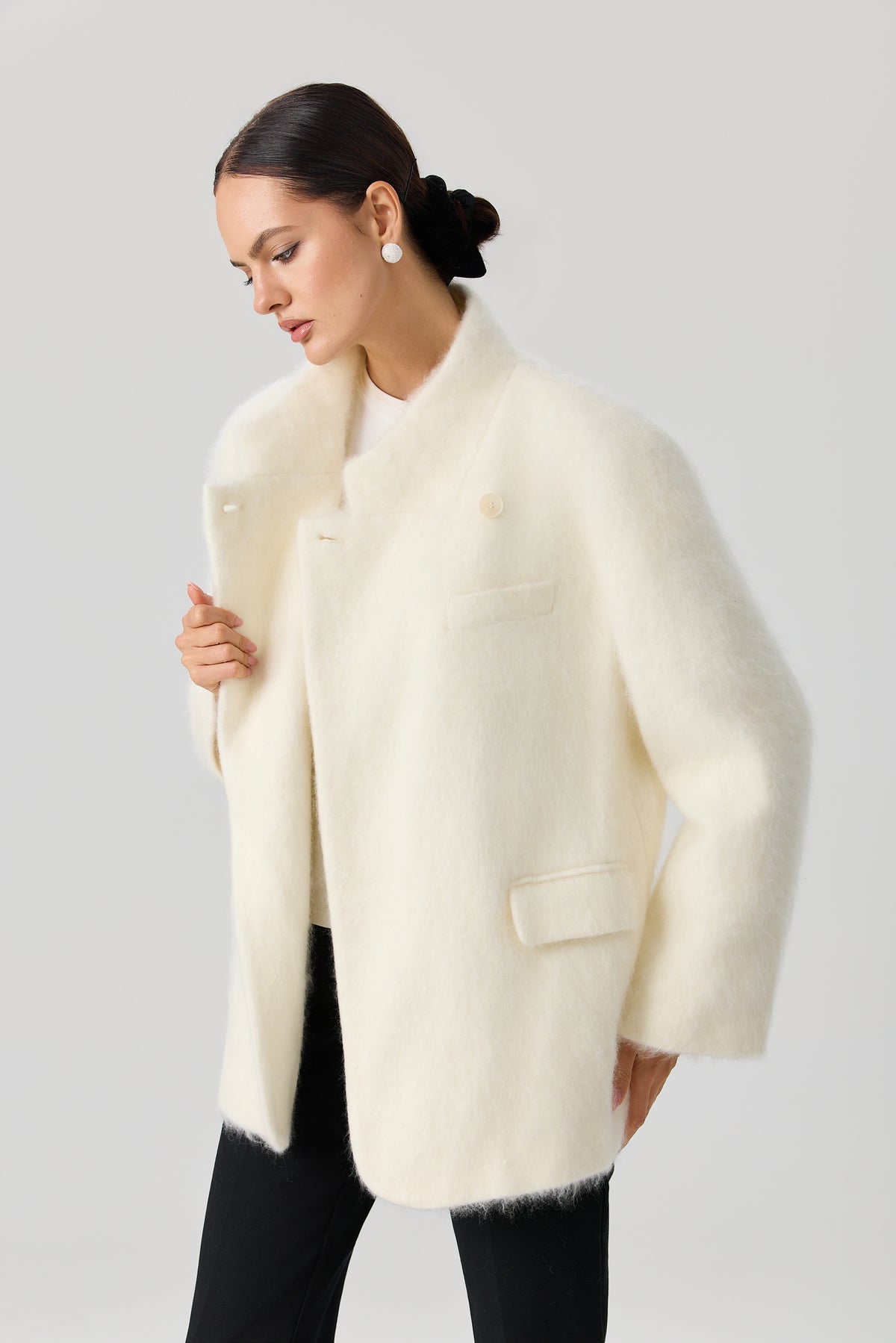PŁASZCZ WOOL SCARF LUXE