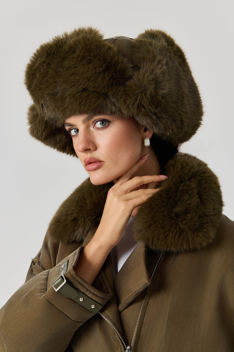 CZAPKA FUR VERDE