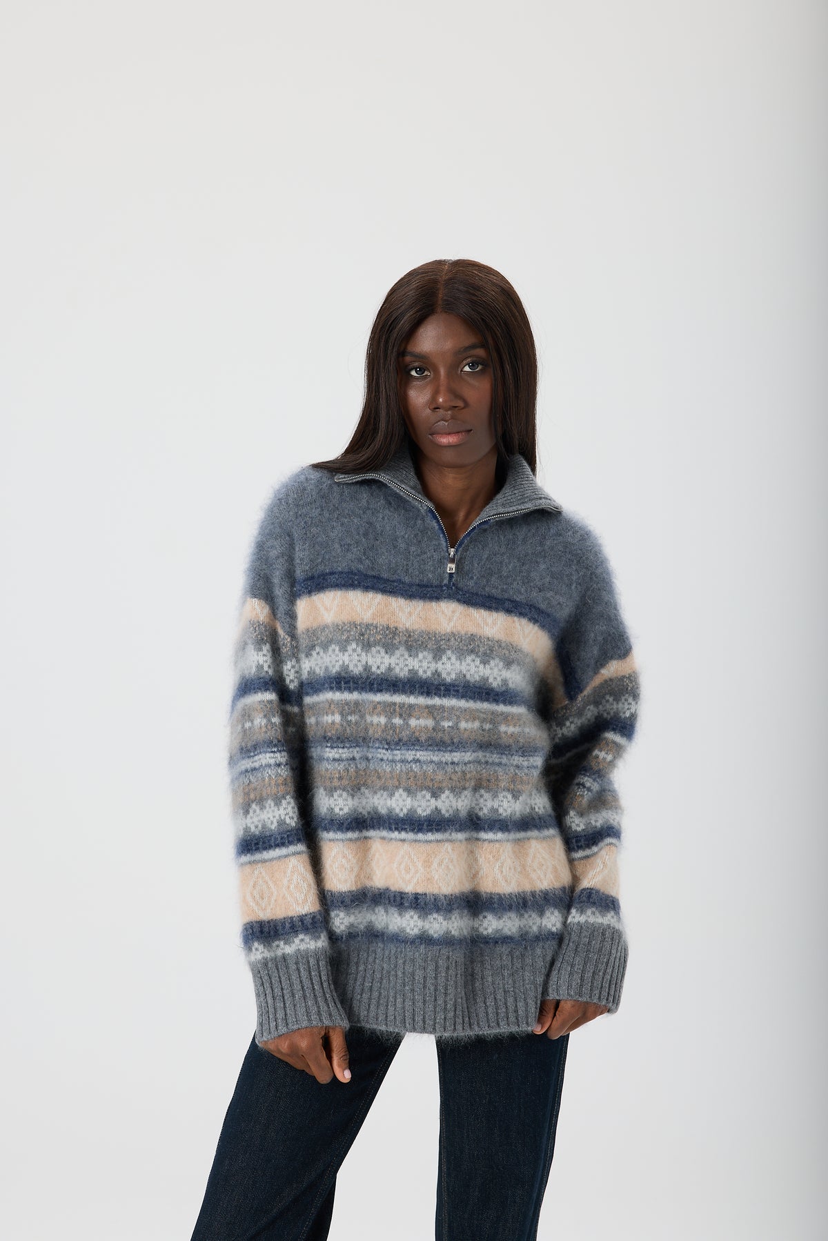 SWETER NORDIC GREY